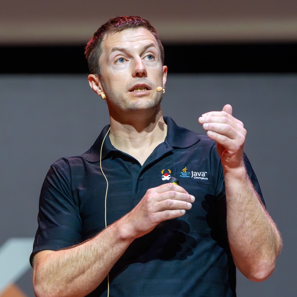 Paul Bakker speaking at a conference